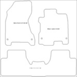 Renault Koleos 3 Piece Car Mats